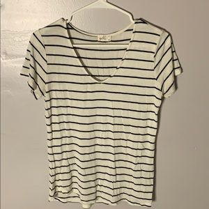 T-shirt black and white stripped,brand Glitz